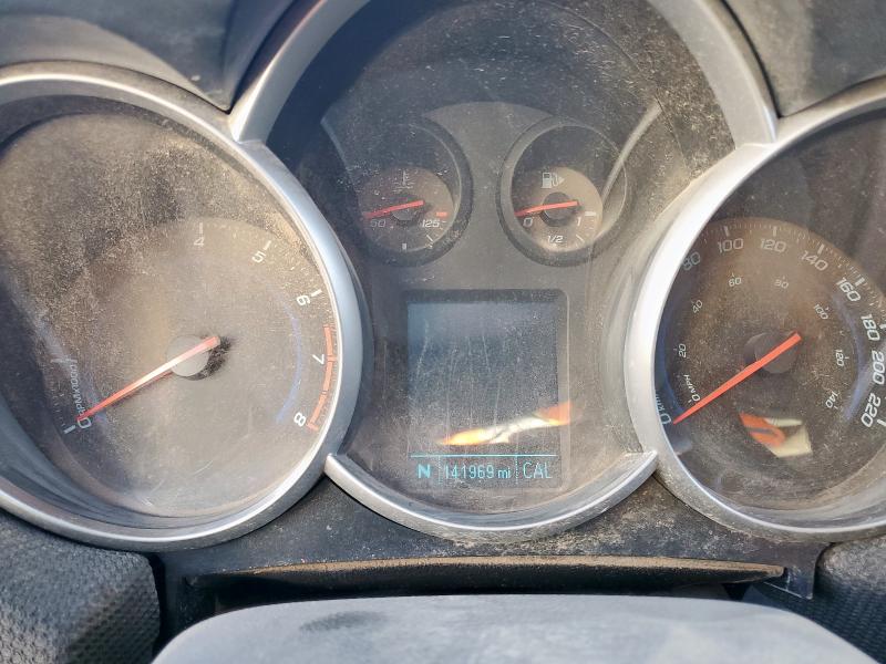 1G1PF5SCXC7383371 - 2012 CHEVROLET CRUZE LT მუქწითელი ფოტო 9