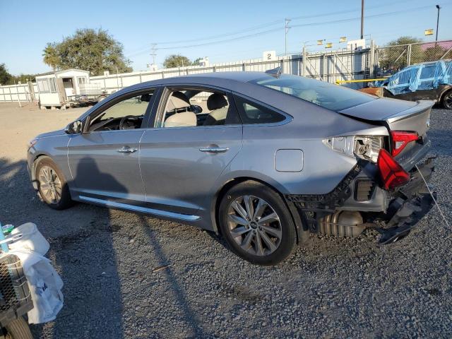 5NPE34AF4GH426519 - 2016 HYUNDAI SONATA SPORT GRAY photo 2
