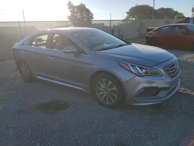 5NPE34AF4GH426519 - 2016 HYUNDAI SONATA SPORT GRAY photo 4