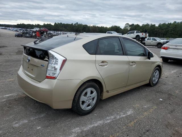 JTDKN3DU2A0172122 - 2010 TOYOTA PRIUS ოქროსფერი ფოტო 3