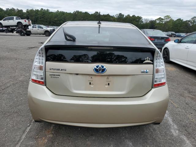 JTDKN3DU2A0172122 - 2010 TOYOTA PRIUS ოქროსფერი ფოტო 6