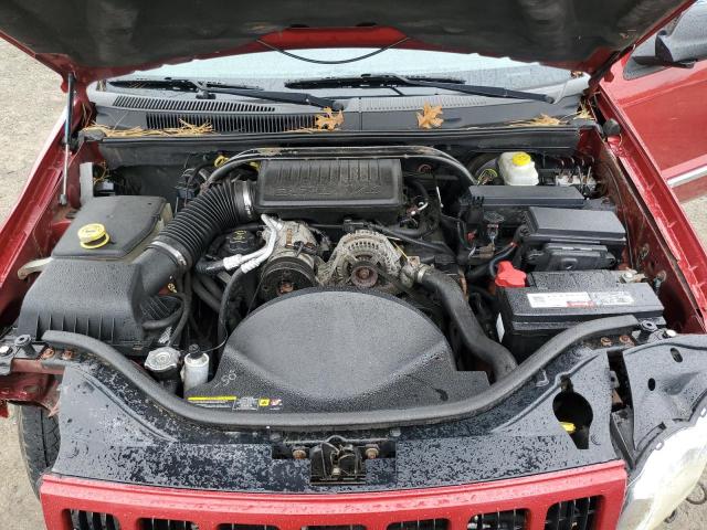 1J4GR48K15C647833 - 2005 JEEP GRAND CHER LAREDO წითელი ფოტო 12