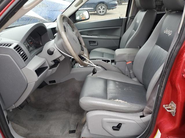 1J4GR48K15C647833 - 2005 JEEP GRAND CHER LAREDO წითელი ფოტო 7