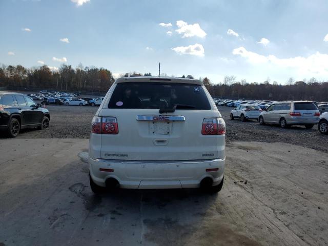 1GKKVTED3CJ260564 - 2012 GMC ACADIA DENALI თეთრი ფოტო 6