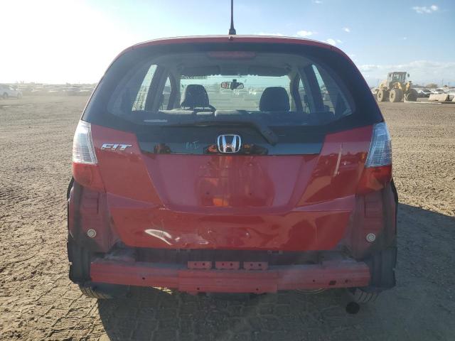 JHMGE8H33DC007718 - 2013 HONDA FIT RED photo 6