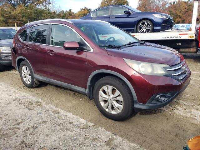 5J6RM4H73DL042598 - 2013 HONDA CR-V EXL 勃艮第红 照片 4