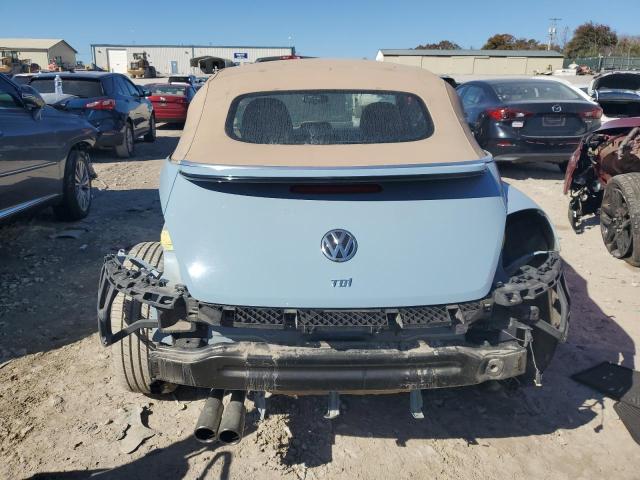 3VW5L7AT5DM828642 - 2013 VOLKSWAGEN BEETLE BLUE photo 6