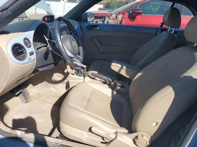 3VW5L7AT5DM828642 - 2013 VOLKSWAGEN BEETLE BLUE photo 7