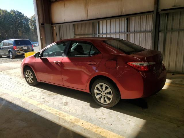 2T1BURHE7FC309206 - 2015 TOYOTA COROLLA L Красный фото 2