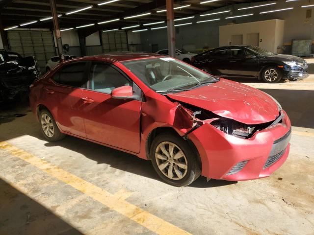 2T1BURHE7FC309206 - 2015 TOYOTA COROLLA L Красный фото 4
