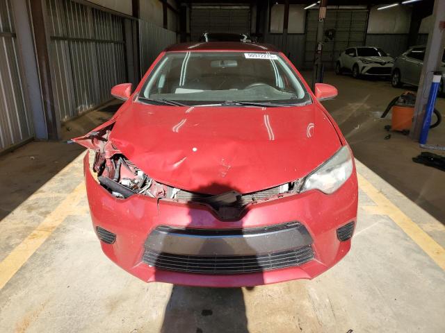 2T1BURHE7FC309206 - 2015 TOYOTA COROLLA L Красный фото 5