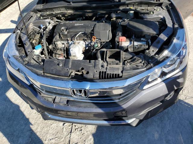 1HGCR2F83HA211745 - 2017 HONDA ACCORD EXL GRAY photo 11