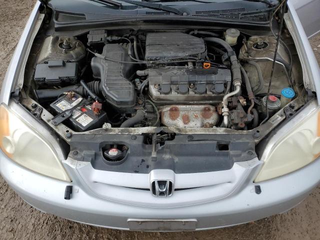 1HGEM22903L805860 - 2003 HONDA CIVIC EX SILVER photo 11