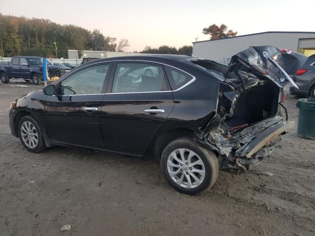 3N1AB7AP3KY327667 - 2019 NISSAN SENTRA S BLACK photo 2