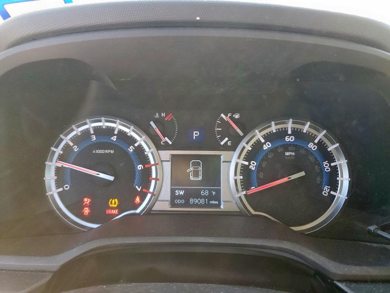 JTEBU5JR7K5635712 - 2019 TOYOTA 4RUNNER SR5/SR5 PREMIUM WHITE photo 9