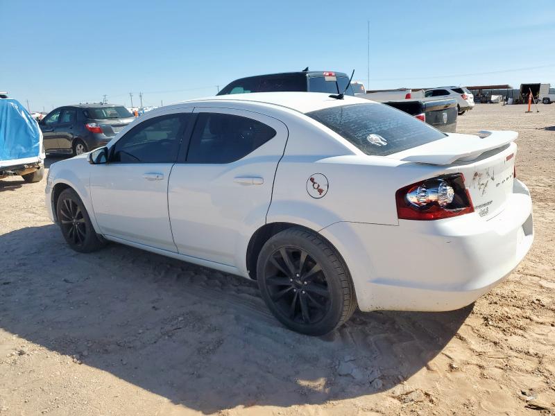 1C3CDZCB6DN677876 - 2013 DODGE AVENGER SXT WHITE photo 2