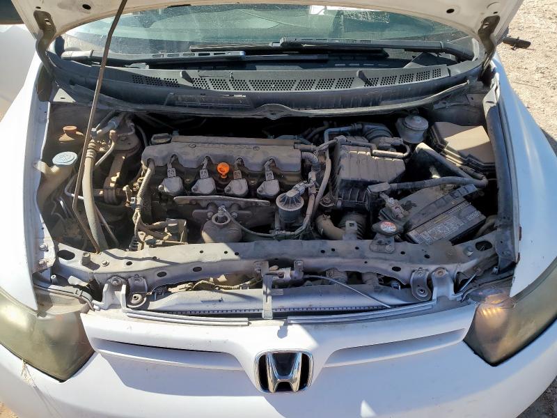 2HGFG12886H544945 - 2006 HONDA CIVIC EX WHITE photo 11