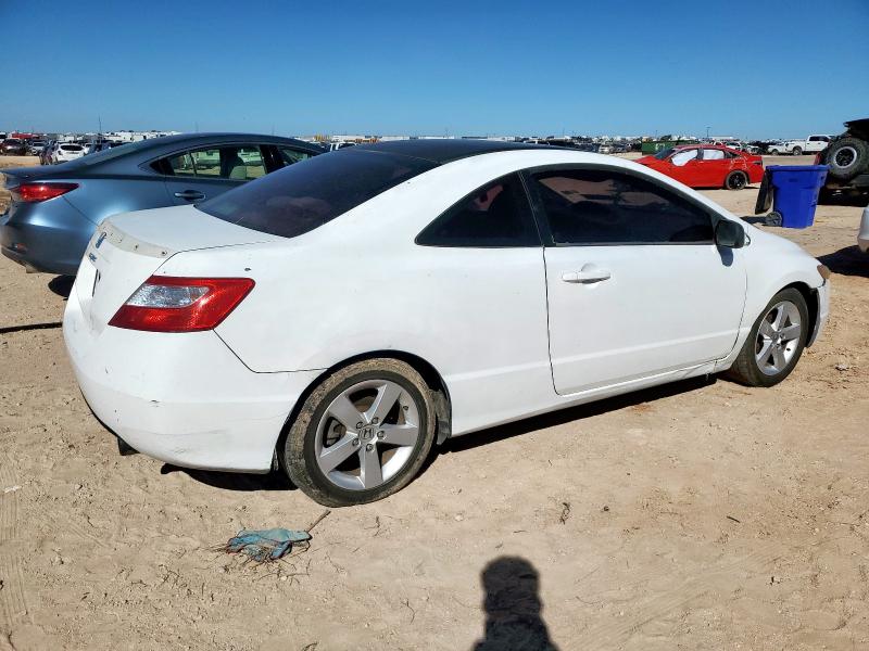 2HGFG12886H544945 - 2006 HONDA CIVIC EX WHITE photo 3