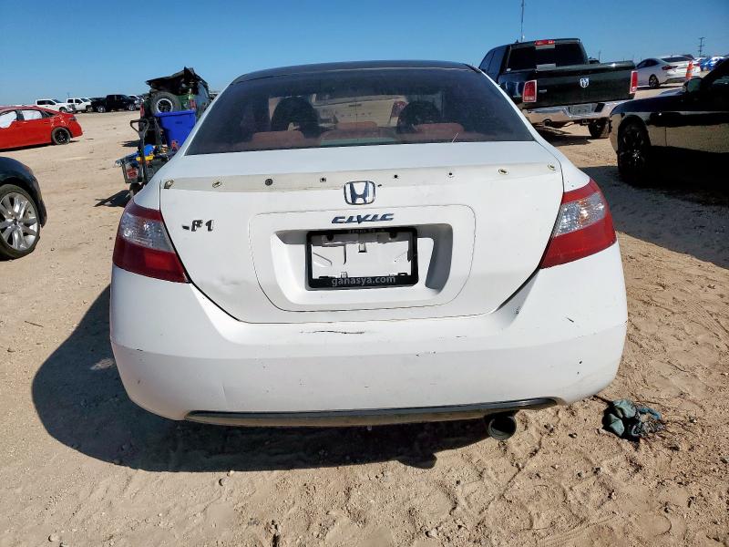 2HGFG12886H544945 - 2006 HONDA CIVIC EX WHITE photo 6