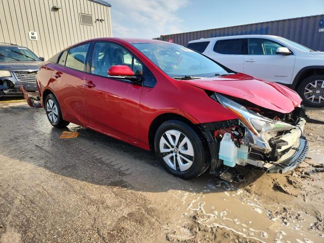 JTDKBRFU3J3061800 - 2018 TOYOTA PRIUS წითელი ფოტო 4