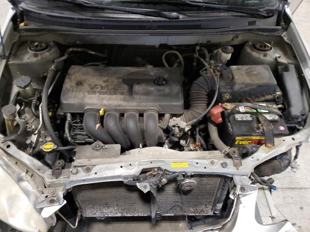 1NXBR32E53Z052578 - 2003 TOYOTA COROLLA CE SILVER photo 11