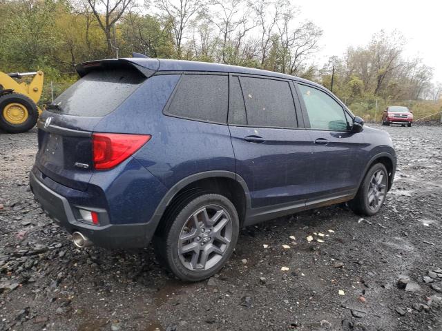 5FNYF8H52PB041791 - 2023 HONDA PASSPORT EXL Blau Foto 3
