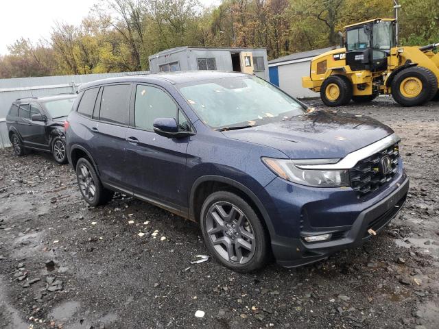 5FNYF8H52PB041791 - 2023 HONDA PASSPORT EXL Blau Foto 4
