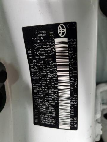 5YFB4MDE1PP045488 - 2023 TOYOTA COROLLA LE 白色 照片 12