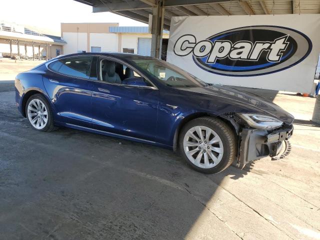 5YJSA1E11GF166908 - 2016 TESLA MODEL S 蓝色 照片 4