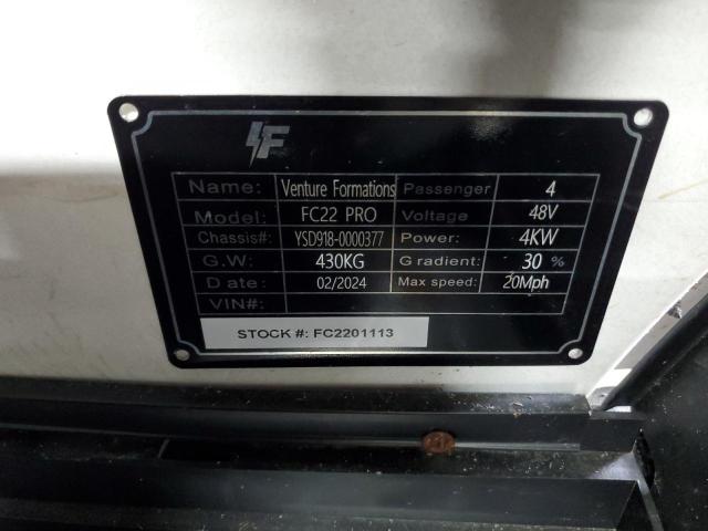 FC2201113 - 2024 GOLF CART ლურჯი ფოტო 10