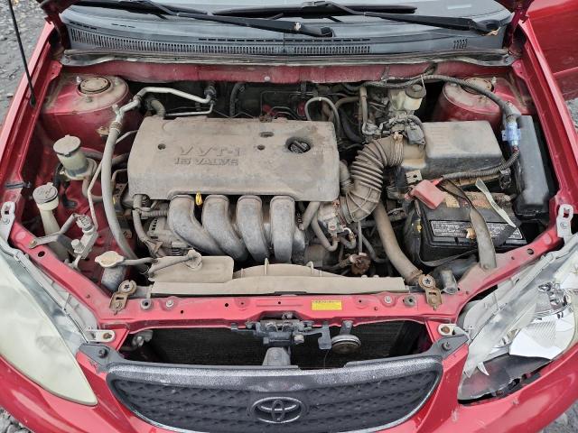 JTDBR32E860070850 - 2006 TOYOTA COROLLA CE RED photo 11