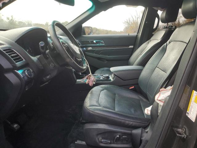 1FM5K8F86HGA53179 - 2017 FORD EXPLORER LIMITED GRAY photo 7