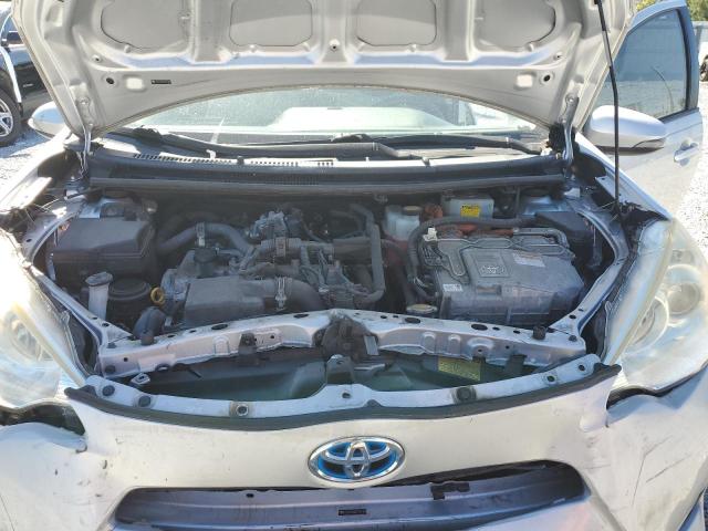 JTDKDTB36E1071792 - 2014 TOYOTA PRIUS C ვერცხლისფერი ფოტო 11