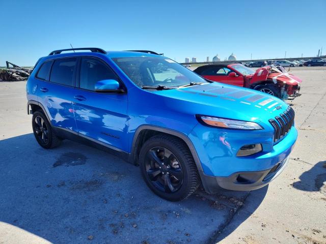 1C4PJLCB9JD540385 - 2018 JEEP CHEROKEE LATITUDE أزرق صورة 4