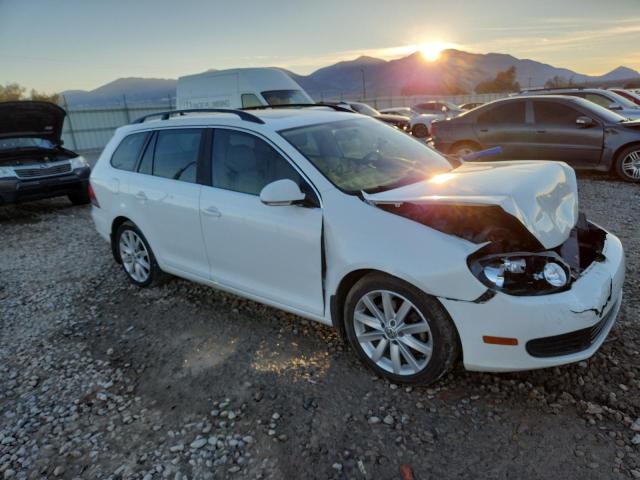 3VWPL7AJ6DM685434 - 2013 VOLKSWAGEN JETTA TDI WHITE photo 4