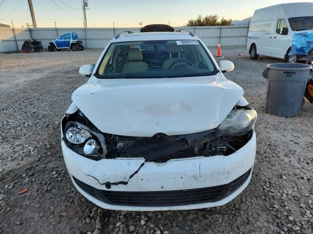 3VWPL7AJ6DM685434 - 2013 VOLKSWAGEN JETTA TDI WHITE photo 5