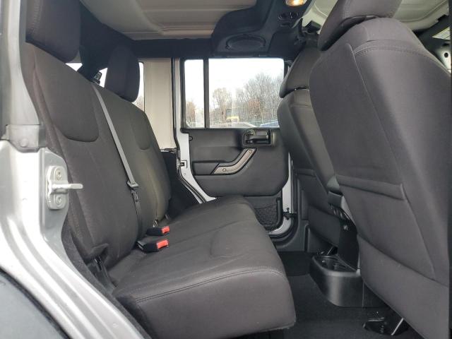 1C4BJWDG6EL105776 - 2014 JEEP WRANGLER U SPORT SILVER photo 11