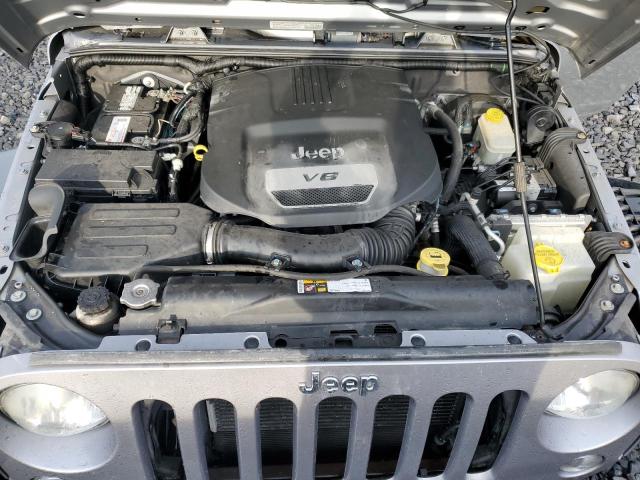 1C4BJWDG6EL105776 - 2014 JEEP WRANGLER U SPORT SILVER photo 12
