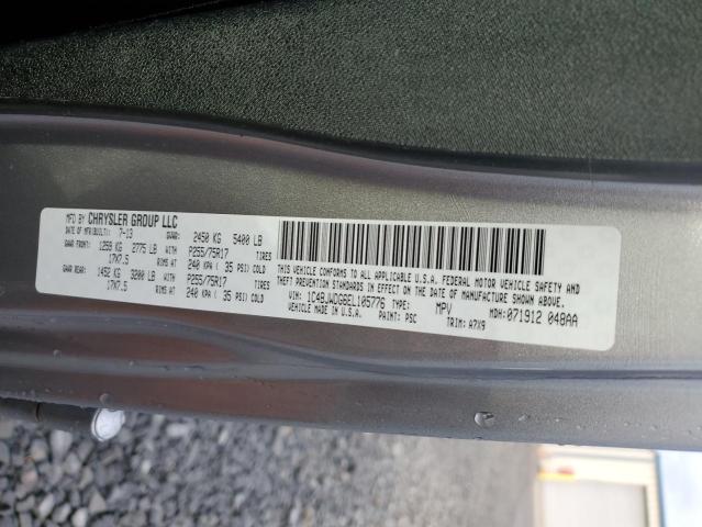 1C4BJWDG6EL105776 - 2014 JEEP WRANGLER U SPORT SILVER photo 14