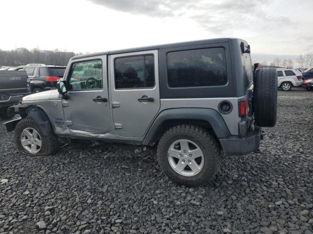 1C4BJWDG6EL105776 - 2014 JEEP WRANGLER U SPORT SILVER photo 2