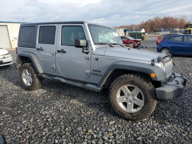 1C4BJWDG6EL105776 - 2014 JEEP WRANGLER U SPORT SILVER photo 4