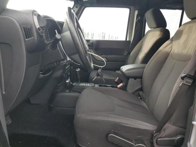 1C4BJWDG6EL105776 - 2014 JEEP WRANGLER U SPORT SILVER photo 7