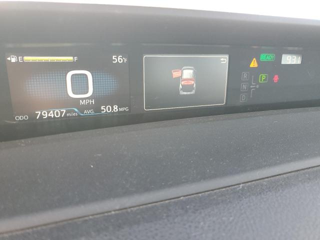 JTDKAMFU3N3190289 - 2022 TOYOTA PRIUS NIGHT SHADE Сірий фото 9