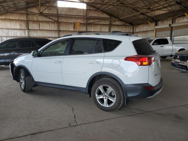 JTMRFREVXFD140864 - 2015 TOYOTA RAV4 XLE Ақ фото 2