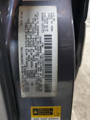 JTEHT05J342067810 - 2004 TOYOTA LAND CRUIS 灰色 照片 13