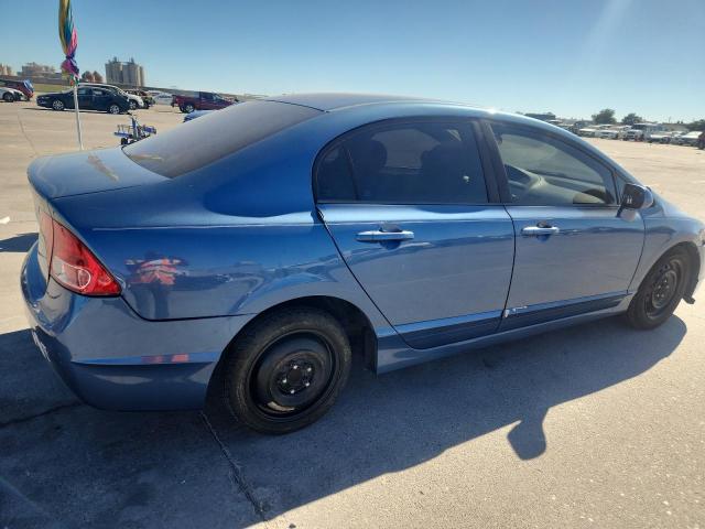 2HGFA15598H508509 - 2008 HONDA CIVIC LX BLUE photo 3