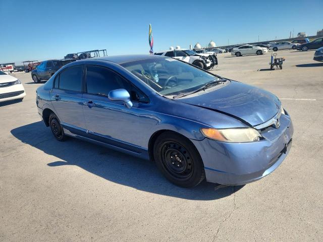 2HGFA15598H508509 - 2008 HONDA CIVIC LX BLUE photo 4