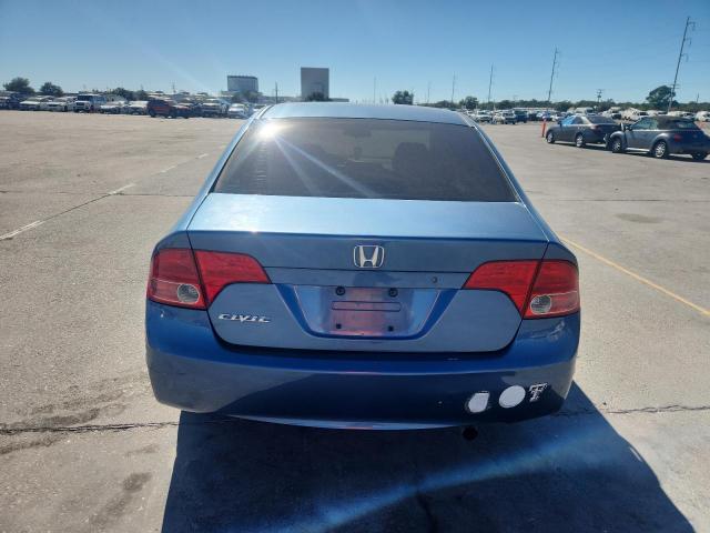 2HGFA15598H508509 - 2008 HONDA CIVIC LX BLUE photo 6