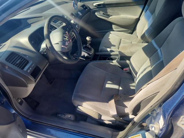 2HGFA15598H508509 - 2008 HONDA CIVIC LX BLUE photo 7