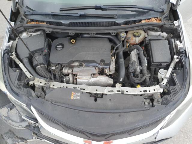 1G1BE5SM5K7144895 - 2019 CHEVROLET CRUZE LT ვერცხლისფერი ფოტო 11